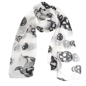 VILZSTUDIOS Casual Skull Scarf