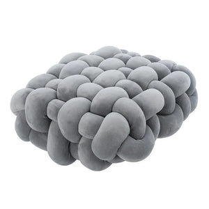 VILZSTUDIOS Handmade Knitted Square Cushion