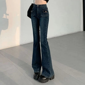 VILZSTUDIOS Vintage High Waist Flared Jeans
