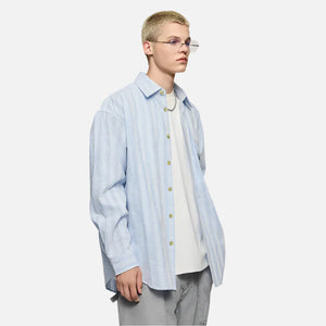 VILZSTUDIOS Stylish Striped Loose Blouse Shirt