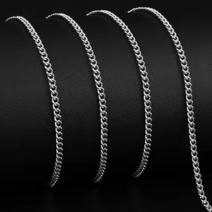 VILZSTUDIOS Men Stylish Stainless Steel Cuban Chain Necklace