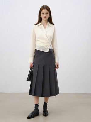 VILZSTUDIOS Versatile Asymmetrical Waist Shirt