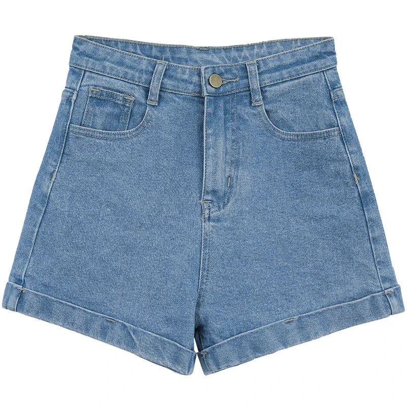 VILZSTUDIOS Vintage High Waist Denim Shorts