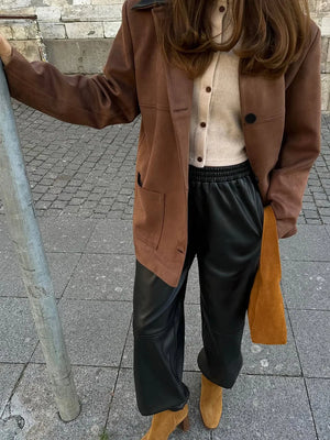 VILZSTUDIOS Oversized Suede Jacket