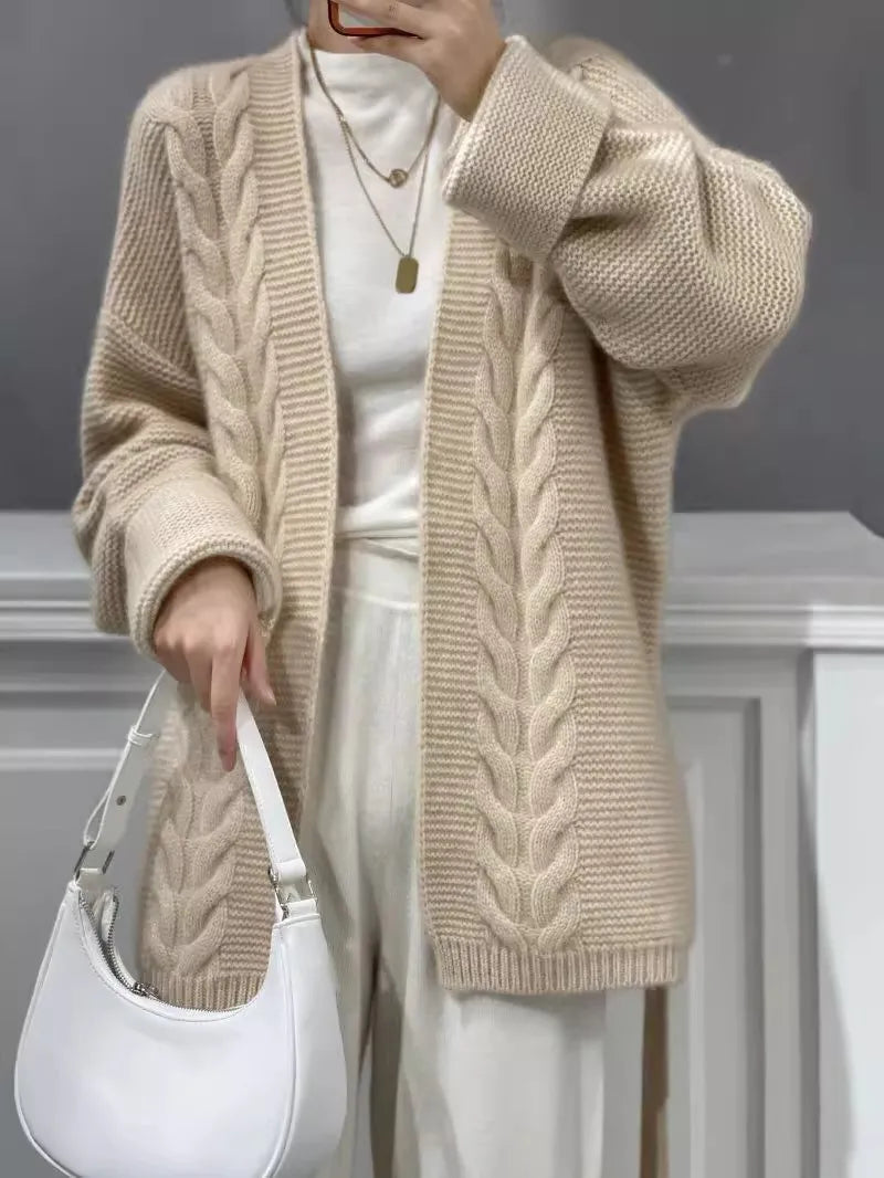 VILZSTUDIOS Thick Warm Wool Cardigan