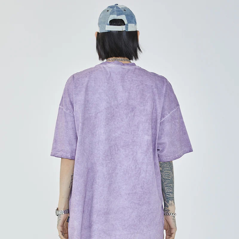 VILZSTUDIOS Loose Robot Girl Letter Print T-Shirt