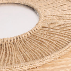 VILZSTUDIOS Handmade hemp rope mirror decoration mirror living room background decoration hallway shopping mall famous hotel wall decor