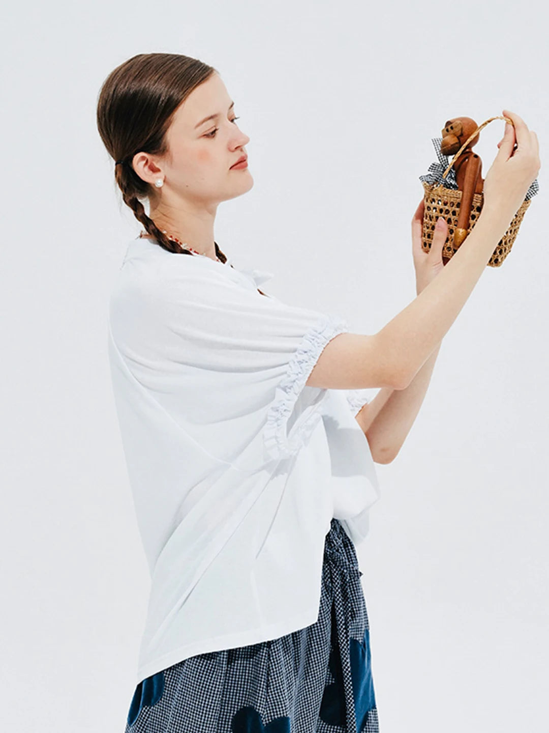 VILZSTUDIOS Floral Patch Loose Summer Women T-Shirt