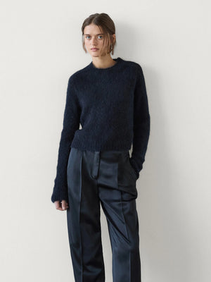 VILZSTUDIOS Basic Woolen Loose Knit Sweater
