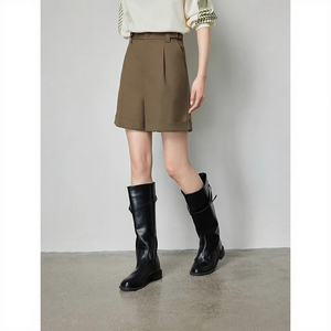VILZSTUDIOS Comfortable High Waist Casual A-Line Shorts