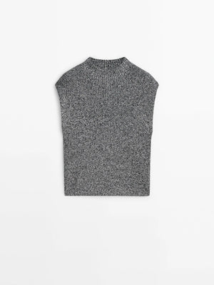 VILZSTUDIOS Minimalist Two Tone Yarn Vest