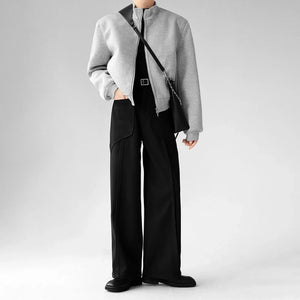 VILZSTUDIOS Luxury Woolen Wide Leg Casual Pants