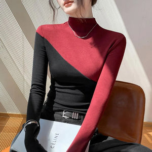 VILZSTUDIOS Elegant Cozy Knitted Turtleneck Sweater