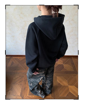 VILZSTUDIOS Pearl Embroidered Loose Fit Hoodie