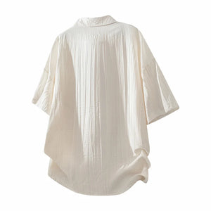 VILZSTUDIOS Fold Baggy Summer Shirt
