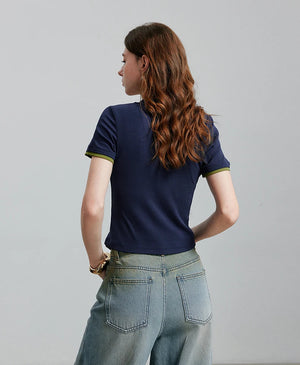 VILZSTUDIOS Stylish Casual Short Sleeve T-Shirt