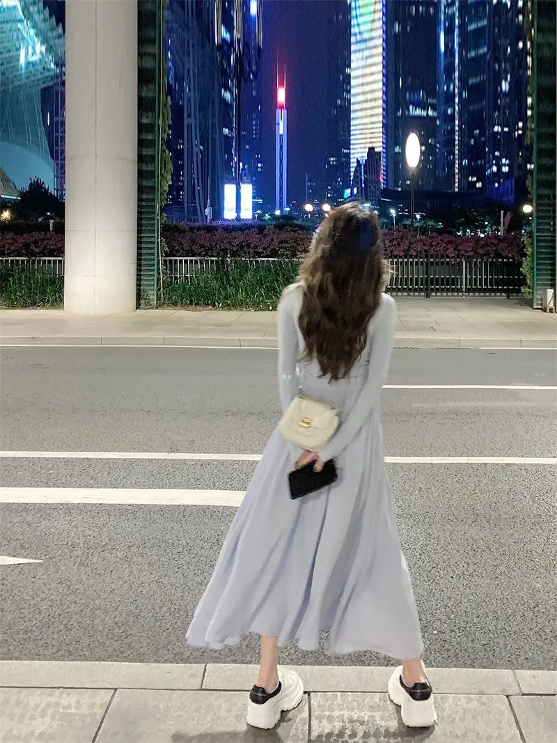 VILZSTUDIOS Elegant A-Line Maxi Skirt