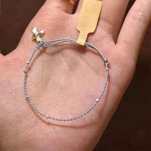 VILZSTUDIOS Cute Elegant Swallow Silver Bracelet