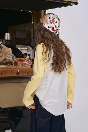 VILZSTUDIOS Basic Raglan Long Sleeve Top