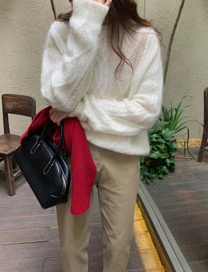 VILZSTUDIOS Casual Wool Knitted Sweater