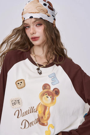 VILZSTUDIOS Basic Raglan Long Sleeve Top
