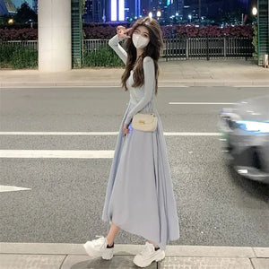 VILZSTUDIOS Elegant A-Line Maxi Skirt