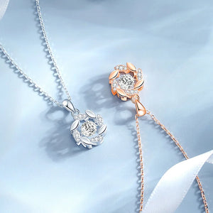 VILZSTUDIOS Round Moissanite Pendant Necklace