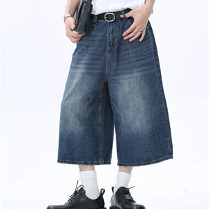 VILZSTUDIOS Dark Washed High Waisted Jorts