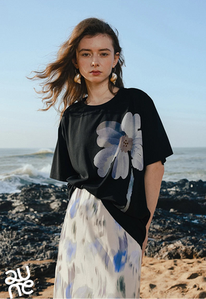 VILZSTUDIOS Stylish Short Sleeve Spring Women T-Shirt