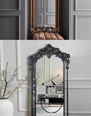 VILZSTUDIOS modern Luxury Espejo Home Decorations Large Nordic Quality Mirror Designer Girls Gold House Bedroom Wall Mirrors Full Body Floor