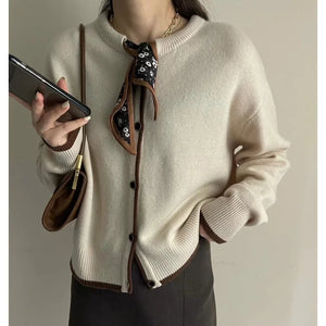 VILZSTUDIOS Ribbon Bow-Tie Cardigan