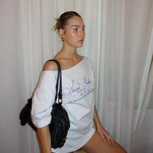 VILZSTUDIOS Chic Versatile Off Shoulder T-Shirt