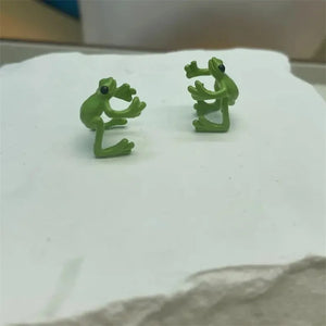 VILZSTUDIOS Creative Cute Frog Ear Cuff Clip Earrings