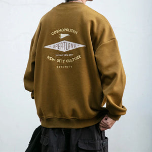 VILZSTUDIOS Soft Boy Letter Embroidery Sweatshirt
