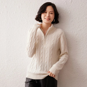 VILZSTUDIOS Thick Cashmere Turtleneck Sweater