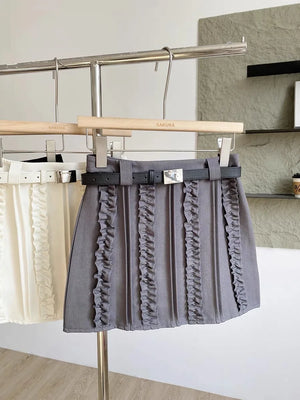 VILZSTUDIOS High-end Korean Wood Edge Skirt