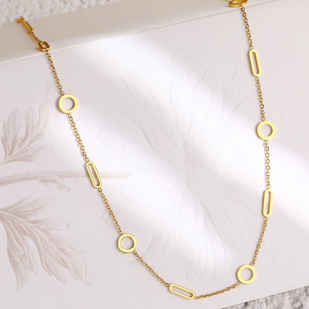 VILZSTUDIOS Stainless Steel Minimalist Necklace