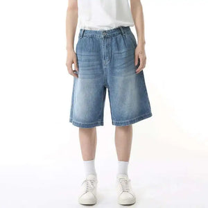 VILZSTUDIOS Denim Loose Two Pieces Set