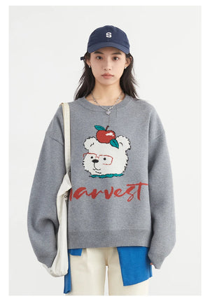 VILZSTUDIOS Cozy Cute Bear Sweater