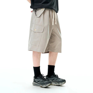 VILZSTUDIOS Durable Multi-Pocket Cargo Shorts