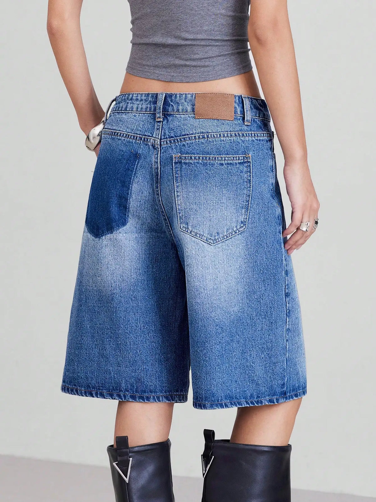 VILZSTUDIOS High Waisted Slimming Denim Shorts
