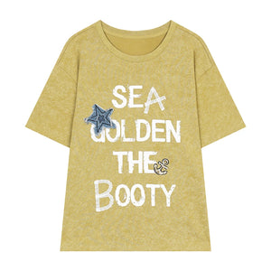 VILZSTUDIOS Casual Sea Star Graphic T-Shirt
