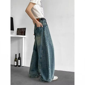 VILZSTUDIOS Baggy Wide Leg Hip Hop Jeans