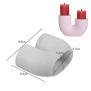 VILZSTUDIOS Modern Silicone Candle Holder Casting Mold