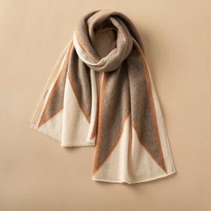VILZSTUDIOS A-class High-quality 100% Cashmere New Cashmere Scarf 100% Knitted Warm Neck-Protecting High-end Fashion Wild Color in Winter.
