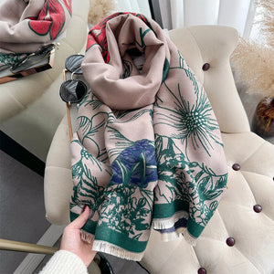 VILZSTUDIOS Luxurious Two-Sided Cashmere Scarf
