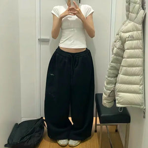 VILZSTUDIOS Vintage Wide Leg Parachute Pants