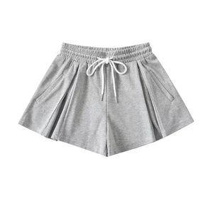 VILZSTUDIOS High Waist Flare Shorts Skirt Pants