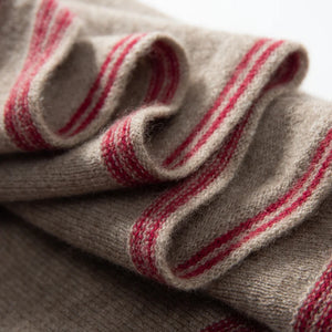 VILZSTUDIOS High Quality Autumn Winter Women 100% Cashmere Scarves 2025 NoveltyTriangular Knitted Warm Female Scarf Shawl130*35