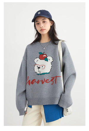 VILZSTUDIOS Cozy Cute Bear Sweater
